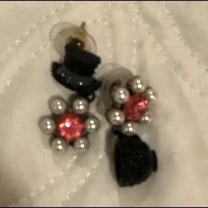 Betsey Johnson tophat & tea earrings